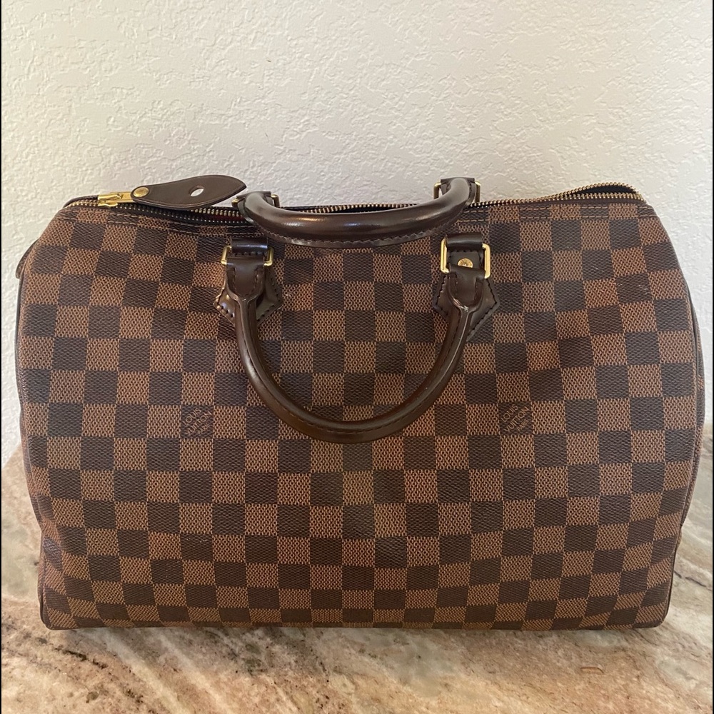 Used Louis Vuitton Speedy 35 handbag